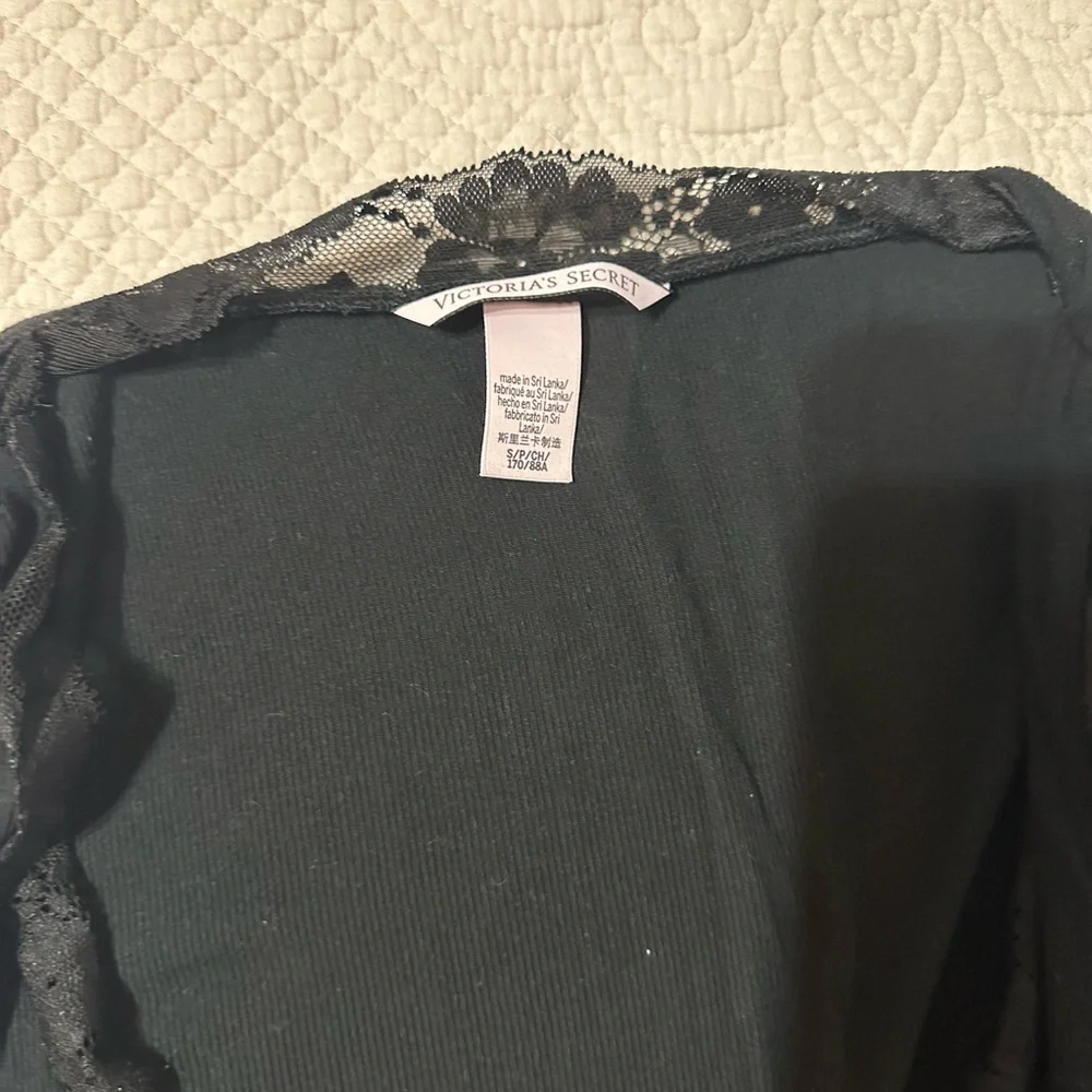 Victoria’s Secret black romper, low v-neck - Picture 5 of 6